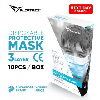 3-Ply Disposable Face Masks 10/box