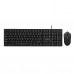 Alcatroz Xplorer C3300 Silent Click USB Wired Keyboard & Mouse Combo